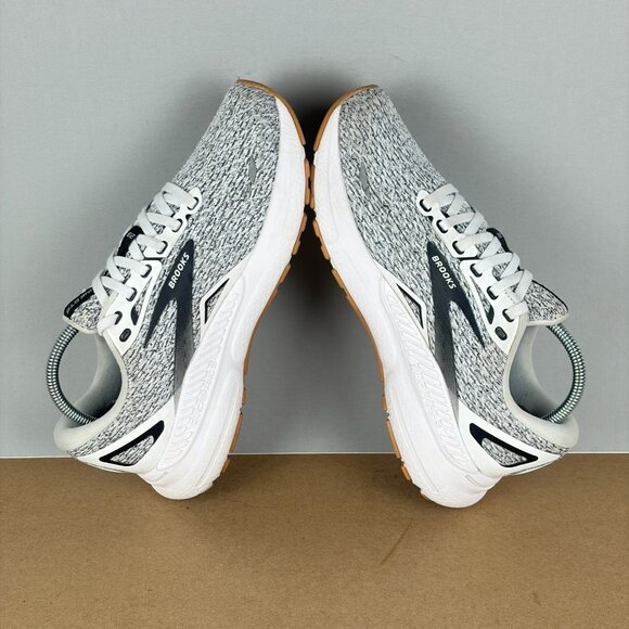 Brooks Adrenaline GTS 23 Athletic Running Shoes Womens 7 Gray Black Knit Upper - Picture 6 of 10